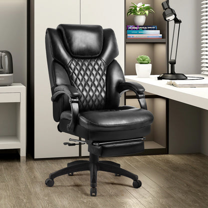 High Back PU Swivel Office Chair with Footrest SP-8018