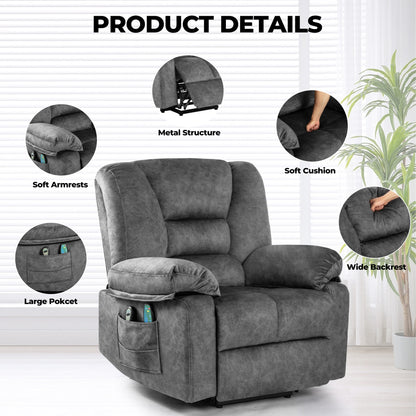 Power Lift Recliner Chair Sofa for Elderly with Massage FX-9013LM