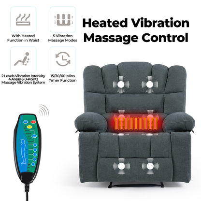 Basic Massage Recliner Chair Sofa with Heat FX-9018