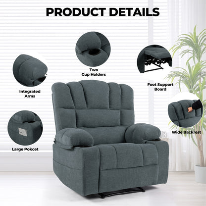 Basic Massage Recliner Chair Sofa with Heat FX-9018